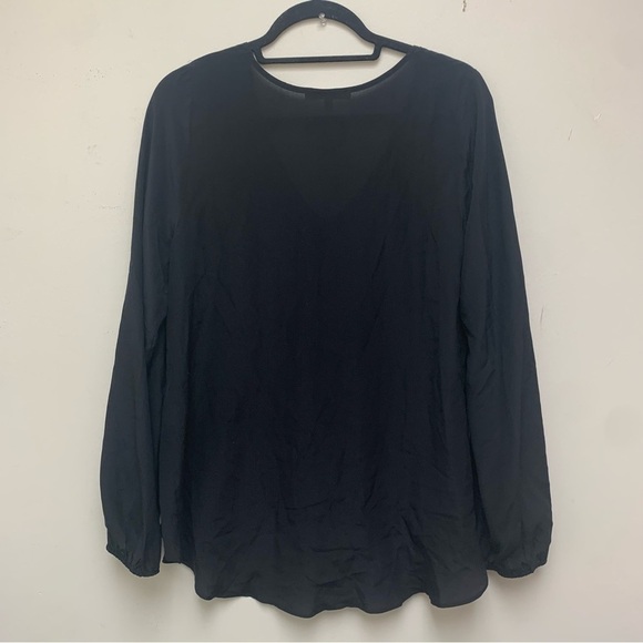 Lavender Brown 100% Silk Blouse - Picture 7 of 9